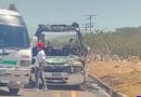 Buseta de turismo se incendia en la Troncal del Caribe, vía Santa Marta–Ciénaga
